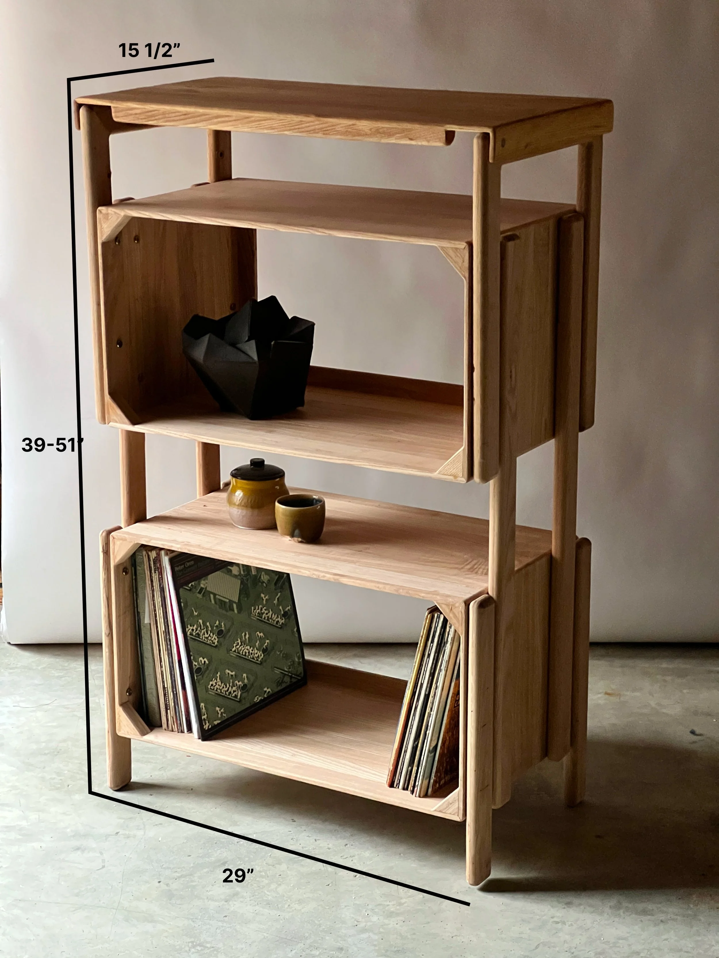 Petoskey Standing Desk Shelves — Peter Oren